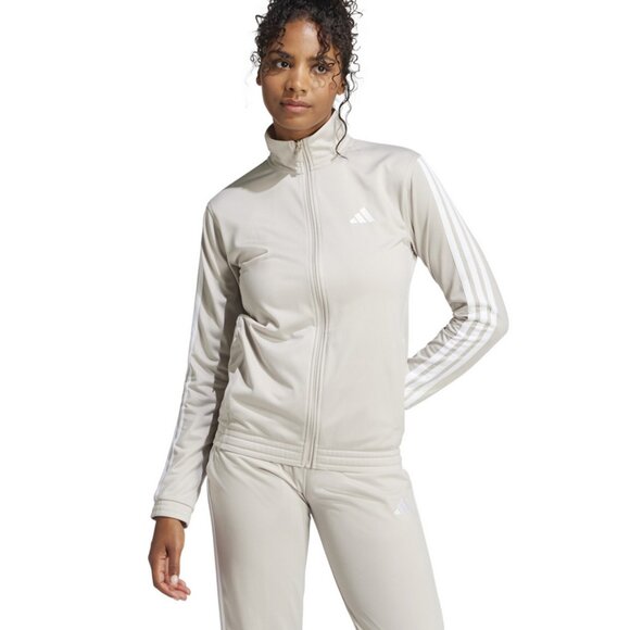 ADIDAS Essentials Women's Beige 3-Stripes Track Suit - Picture 2 of 14